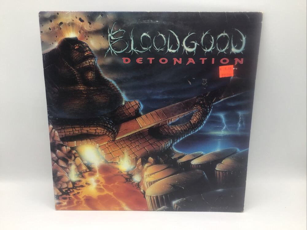 Bloodgood Detonation Vinyl LP Album 1987 Alarma Records ST-70919 Christian Metal